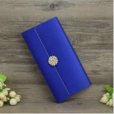 Business Invitation Card Customized Blue Wedding Invitation with Magnet Adsorption 